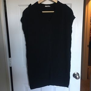 Lightweight Short Sleeved Black Dress